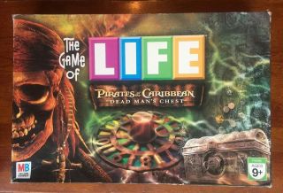 Pirates Of The Caribbean Life Board Game Dead Man’s Chest Disney Complete