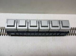 Athearn vintage HO scale 1676 Norfolk & Western 50 ' gondola with containers 2