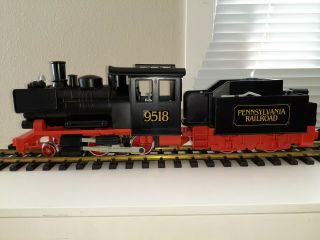 Playmobil Steam Freight Train Set 4029,  Blue Passenger Car,  And Western Caboose