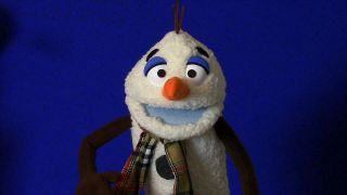 Professional " Snowman " Muppet - Style Ventriloquist Puppet