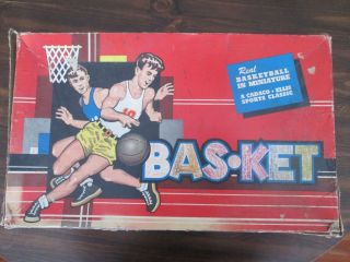 Basket Game By Cadaco - Ellis 1956 Basketball In Miniature