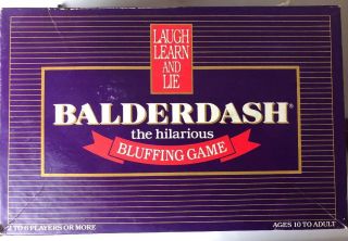 Vintage " Balderdash " Game By The Games Gang - 1984 Edition - 100 Complete
