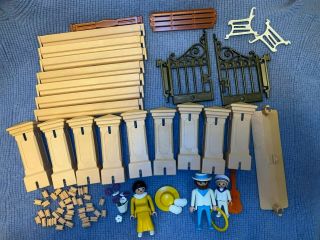COMPLETE PLAYMOBIL 5360 Victorian Park Fence Gate for Dollhouse 2