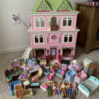 Fisher Price Loving Family Victorian Grand Mansion Dollhouse - With