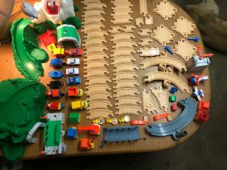 1995 Fisher Price Flip Track Mountain Playset.  100 complete W/Extras And Box 2