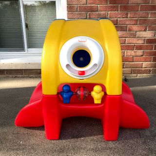 Vintage Little Tikes Baby Peek - A - Boo Activity Play Tunnel Toy Peek A Boo 1019