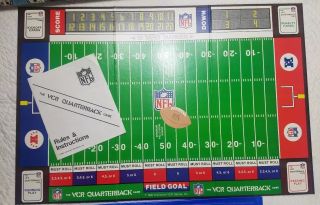 The VCR Quarterback Board Game NFL (1986,  COMPLETE,  VHS) 3