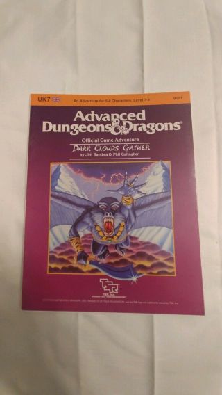 Dungeons And Dragons Dark Clouds Gather Uk7