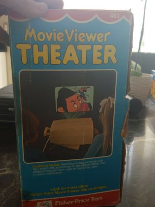 Fisher Price Movie Viewer Theater with 3 Cartridges 2