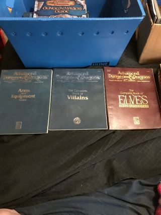 Ad&d The Complete Book Of Villians And Elves,  Arms And Equipment Guide Dd29
