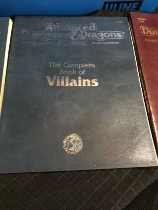 AD&D The Complete Book Of Villians And Elves,  Arms And Equipment Guide Dd29 3