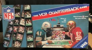 Nfl Films The Vcr Quarterback Game Football Dolphins 49ers 1986 Complete
