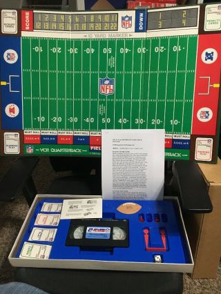 NFL Films The VCR Quarterback Game Football Dolphins 49ers 1986 Complete 3