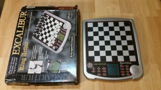 Electronic Chess Excalibur King Arthur Advanced Board And Box Only
