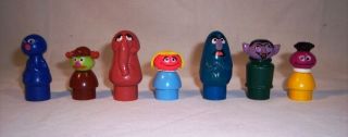 Vintage Fisher Price Sesame Street Characters 1977 940 - No Box