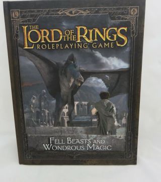 The Lord Of The Rings Roleplaying Fell Beasts & Magic Book H/c Minty Decipher