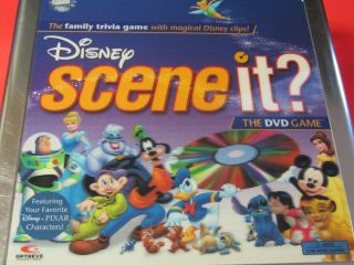 Disney Scene It? The Dvd Game Trivia Board Game 2006 Collector Tin Complete