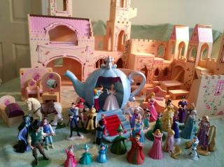 Loaded Melissa And Doug Deluxe Wooden Royal Castle Princesses,  Furniture,  Carriage