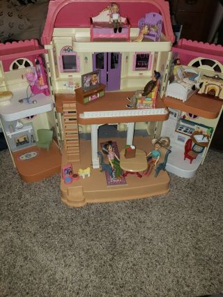 Fisher Price Loving Family Dollhouses With Furniture,  People And Accessories