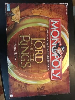 Lord Of The Rings Monopoly Collectors Edition 100 Complete