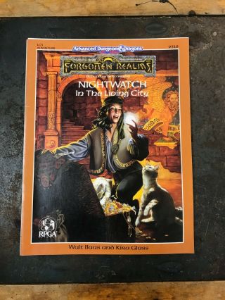 Tsr Lc3 Ad&d Forgotten Realms Nightwatch In The Living City 9316