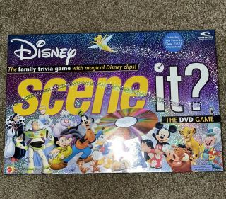 Scene It? Disney Edition Dvd Board Game By Screen Life 2004 Missing 1 Figure
