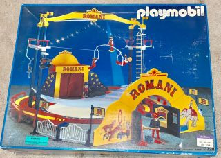 Playmobil Greatest Shwman 3720 Vtge Romani Circus Complete,  Box And Instructions