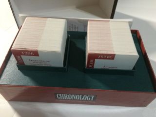 CHRONOLOGY Card Family Game For All Time Complete Great American Puzzle Factory 3