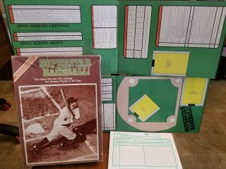 1978 Superstar Baseball Game Avalon Hill / Sports Illustrated Mlb
