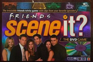 Friends Scene It? Dvd Trivia Board Game Mattel 2005 Complete Very Good