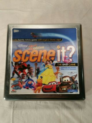 2007 Disney Scene It? 2nd Edition Dvd Game Complete In