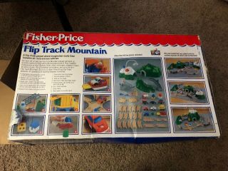 Fisher Price Flip Track Trains Mountain Track Bridge Tunnel Plastic 2