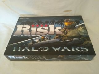 Risk,  Halo Wars,  Game Board Open But Contents Still Never Played