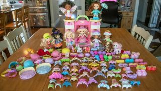 Fisher Price Snap N Style Dolls,  Clothes,  Pets,  Accessories Almost 150 Items