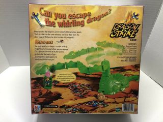 COMPLETE Milton Bradley Hasbro Dragon Strike Board Game Motorized 2002 2