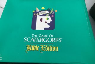 The Game Of Scattergories Christian Bible Edition Board (2 To 4 Players) In