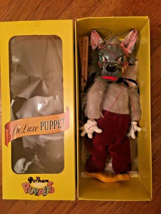 Vintage Pelham Marionette Puppet - Wolf Sl21 - - Great