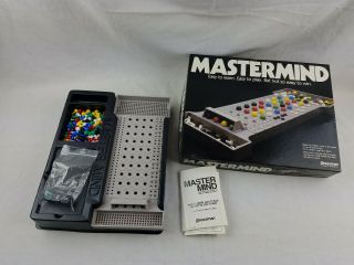1981 Vintage Mastermind Boardgame Pressman Challenging Game Of Logic Deduction
