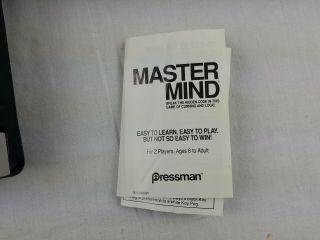 1981 Vintage Mastermind BoardGame Pressman Challenging Game of Logic Deduction 2