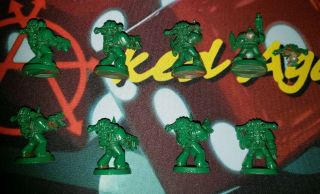 Warhammer 40k 8 X Chaos Space Marine Plague Marine Death Guard Nurgle OOP 3