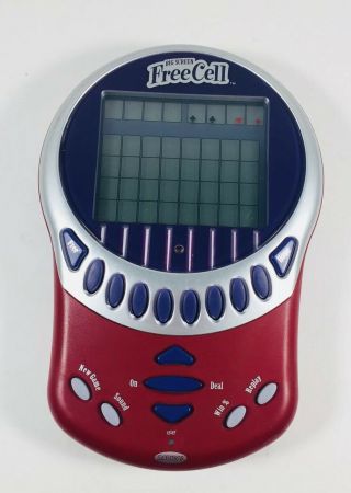 Radica Big Screen Cell Solitaire Handheld Electronic Game 2003
