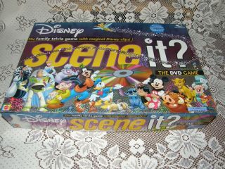 Disney Scene It? Dvd Trivia Game - Complete