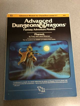 Pharaoh,  Advanced Dungeons And Dragons Fantasy Adventure Module,  1982