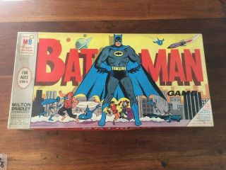 The Batman Game Vintage Milton Bradley 1966