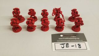 Warhammer 40k Space Marine Blood Angels Tactical Squad Primed (je - 18)