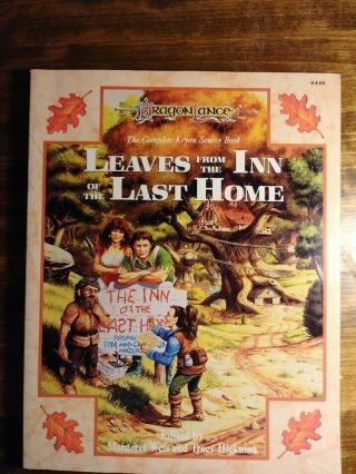 Leaves From The Inn Of The Last Home,  1st Printing,  Dragon Lance,  Tsr