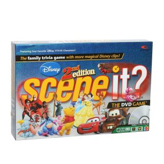 Disney Scene It? 2nd Edition Dvd Board Game Family Fun Gift For Kids - Complete