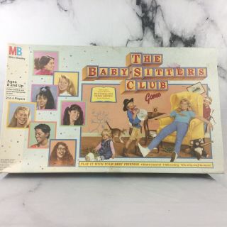 1989 The Babysitters Club Game By Milton Bradley Complete In