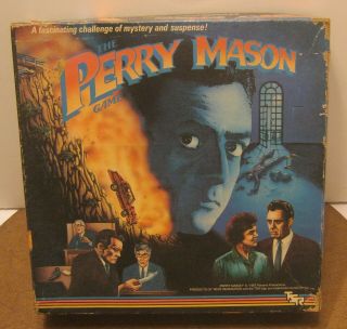 1987 Paisano Productions The Perry Mason Game Contents Missing 1 Card