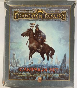 Tsr Advanced Dungeons And Dragons Forgotten Realms Campaign Set 1987 1031